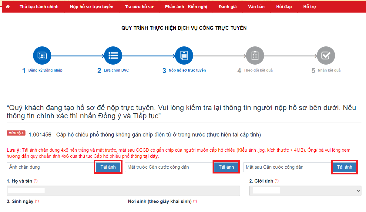Hướng dẫn các bước làm hộ chiếu online chi tiết nhất 2024 22 huong dan chi tiet cac buoc lam ho chieu online6