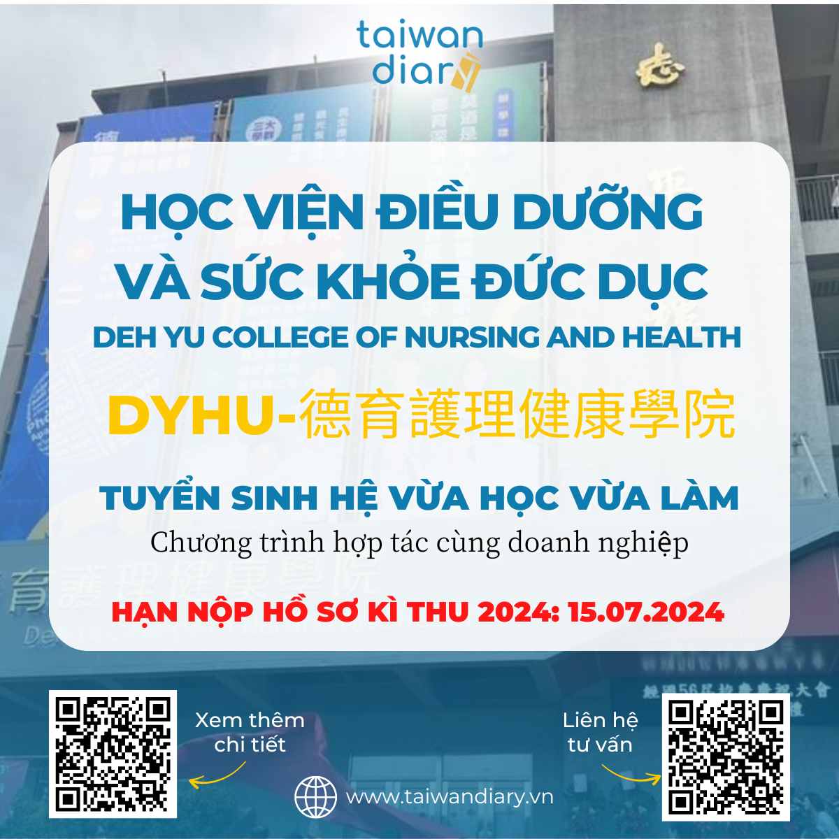 Giới thiệu hệ vừa học vừa làm Học viện Điều dưỡng và Sức khỏe Đức Dục kỳ thu 2024 4 hoc vien dieu duong va suc khoe duc duc 7