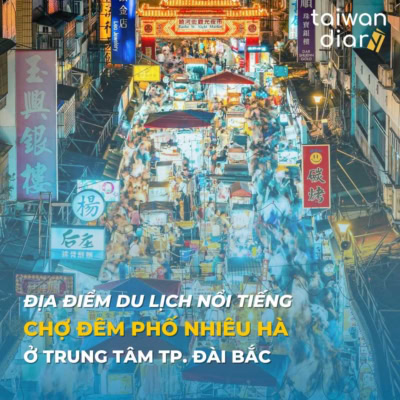 cho dem pho nhieu ha dia diem du lich noi tieng o trung tam tp dai bac