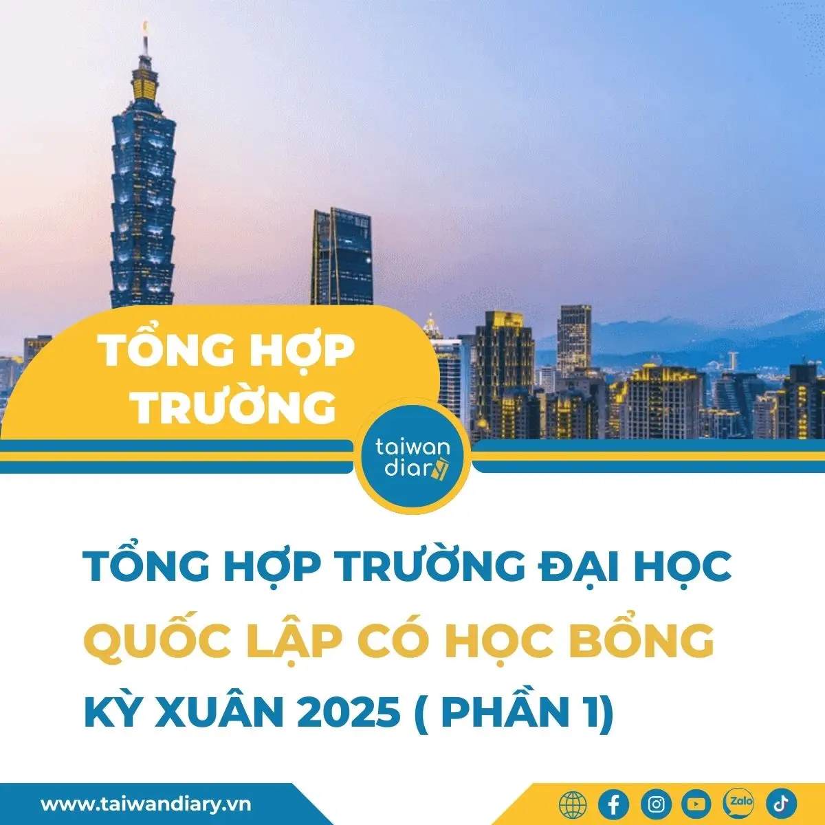 Tổng hợp các trường Đại học Quốc lập có học bổng tại Đài Loan kỳ xuân 2025 (Phần 1 ) 2 image 5